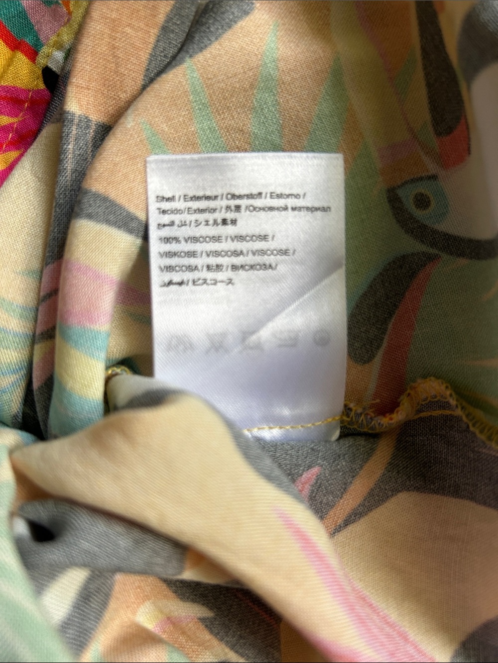 FARM Rio Multicolor Toucan Wrap Blouse - Picture 5 of 5